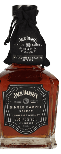 Jack Daniel's Select Single Barrel Tennessee Whiskey 45% Vol. 0,7l with Whisky Stones