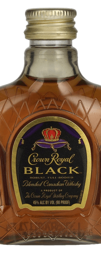 Crown Royal BLACK Blended Canadian Whisky 45% Vol. 0,05l PET