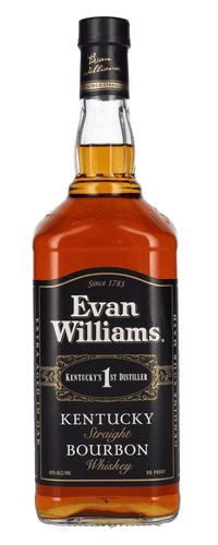 Evan Williams Kentucky Straight Bourbon Whiskey Black Label 43% Vol. 1l