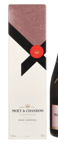 Moet & Chandon Champagne ROSE IMPERIAL Brut 12,5% Vol. 0,75l in Giftbox