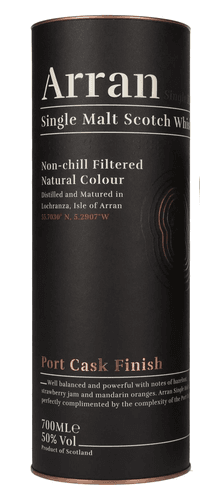 Arran Single Malt PORT CASK FINISH Single Malt Scotch Whisky 50% Vol. 0,7l in Giftbox