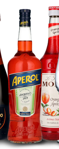 Aperol Spritz Essentials Set [with glasses, 6 pcs]