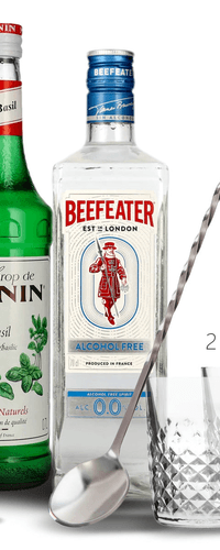 Basil Breeze Mocktail Set [with glasses, 2 pcs]