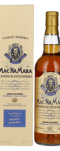Gaelic Whisky MACNAMARA Madeira Cask Finish Blended Scotch Whisky 40% Vol. 0,7l in Giftbox