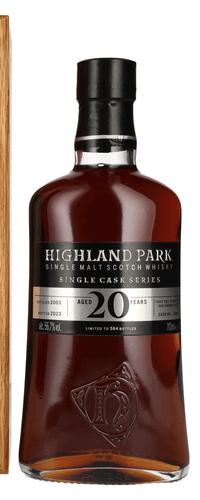 Highland Park 20 Years Old Single Cask Series Single Malt Whisky 56,7% Vol. 0,7l in Holzkiste