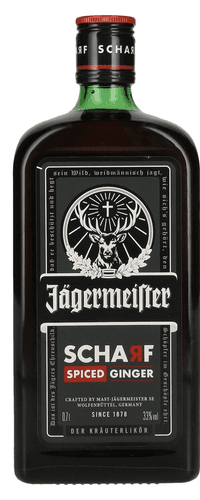 Jaegermeister SCHARF SPICED Ginger Kraeuterlikoer 33% Vol. 0,7l