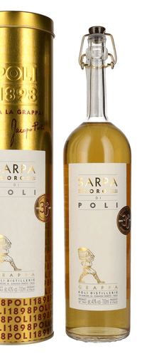 Poli Grappa Sarpa Oro di Poli 40% Vol. 0,7l in Giftbox
