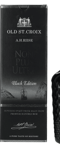 A.H. Riise NON PLUS ULTRA St. Croix Black Edition Superior Spirit Drink 42% Vol. 0,7l in Giftbox