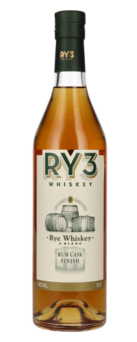 RY3 Rum Cask Finish Rye Whiskey 50% Vol. 0,7l