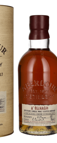 Aberlour A'BUNADH Original Cask Strength Batch No. 81 61,6% Vol. 0,7l in Giftbox