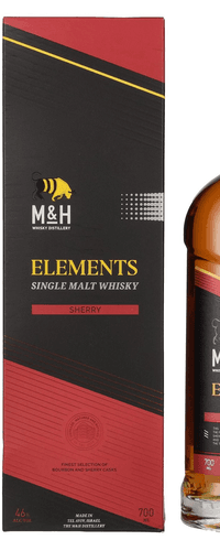 M&H ELEMENTS Sherry Cask Single Malt Whisky 46% Vol. 0,7l in Giftbox