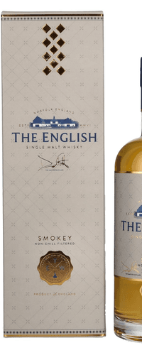 The English Smokey Single Malt Whisky 43% Vol. 0,7l in Giftbox