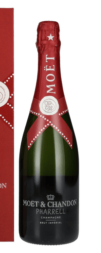 Moet & Chandon Champagne IMPERIAL Brut Pharrell Williams Red Edition 12,5% Vol. 0,75l in Giftbox