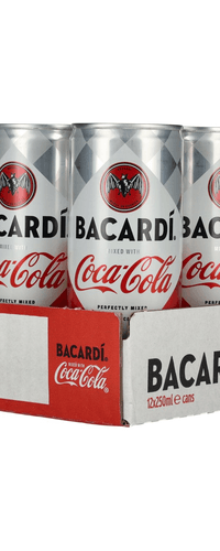 Bacardi Rum & Coca-Cola 5% Vol. 12x0,25l Dosen Pfand