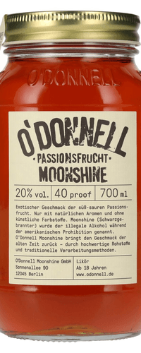 O'Donnell Moonshine PASSIONSFRUCHT Likoer 20% Vol. 0,7l