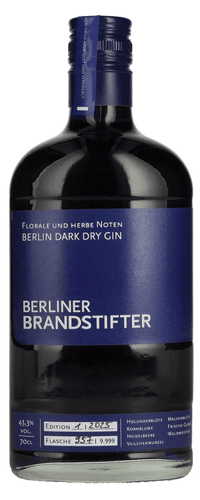 Berliner Brandstifter Berlin DARK Dry Gin Edition 1. 2025 43,3% Vol. 0,7l