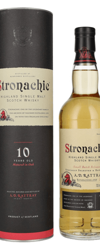 A.D. Rattray Stronachie 10 Years Old Highland Single Malt 43% Vol. 0,7l in Giftbox