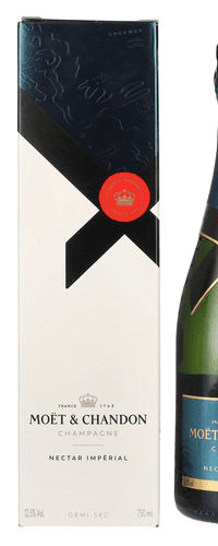 Moet & Chandon Champagne NECTAR IMPERIAL Demi-Sec 12,5% Vol. 0,75l in Giftbox