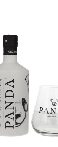 PANDA Organic Gin 40% Vol. 0,7l in Giftbox with glass
