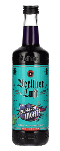 Berliner Luft BLUEBERRY NIGHT The Fresh Peppermint Liqueur 18% Vol. 0,7l