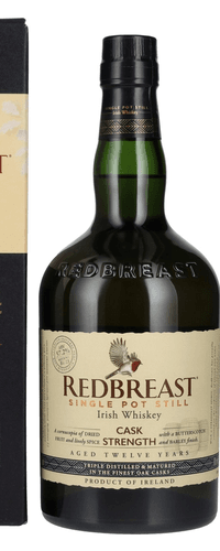 Redbreast 12 Years Old Single Pot Still CASK STRENGTH 57,2% Vol. 0,7l in Giftbox