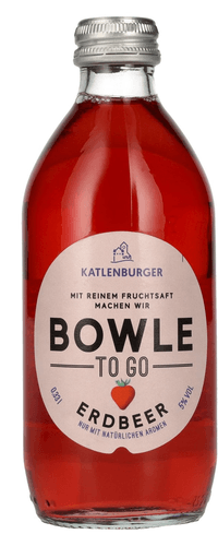 Katlenburger Bowle-To-Go Erdbeer 5% Vol. 0,33l