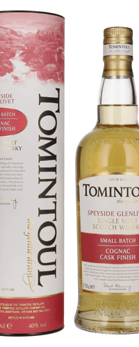 Tomintoul Small Batch Cognac Cask Finish 40% Vol. 0,7l in Giftbox