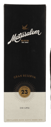 Ron Matusalem 23 Solera Gran Reserva ENIGMA Rum 40% Vol. 0,7l in Giftbox