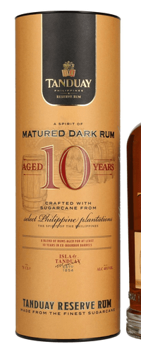 Tanduay 10 Years Old Reserve Dark Rum 40% Vol. 0,7l in Giftbox
