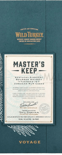 Wild Turkey MASTER'S KEEP VOYAGE Kentucky Straight Bourbon Whiskey 53% Vol. 0,75l in Giftbox