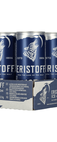 Eristoff Ice Lemon 4% Vol. 12x0,25l Dosen Pfand