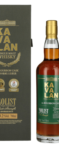 Kavalan SOLIST Single Malt Whisky ex-BOURBON CASK 53,2% Vol. 0,7l in Giftbox