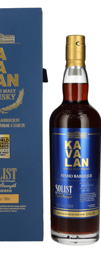 Kavalan SOLIST Vinho Barrique Cask Salud Limited Edition 56,3% Vol. 0,7l in Giftbox