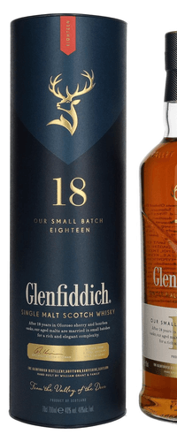 Glenfiddich 18 Years Old OUR SMALL BATCH 18 40% Vol. 0,7l in Giftbox
