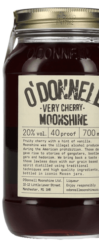 O'Donnell Moonshine VERY CHERRY Liqueur 20% Vol. 0,7l