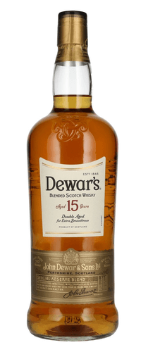 Dewar's 15 Years Old Double Aged Blended Scotch Whisky 40% Vol. 1l
