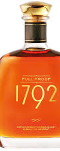 1792 FULL PROOF Kentucky Straight Bourbon Whiskey 62,5% Vol. 0,75l