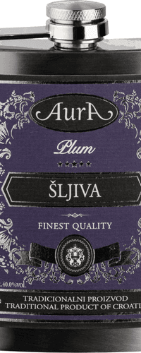 Plum Hip Flask 0,2L - Aura