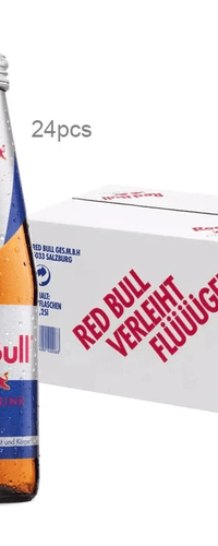 Red Bull Energy Drink Glass bottles 24x0,25l