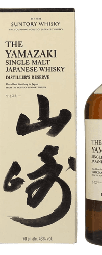 Suntory The Yamazaki DISTILLER'S RESERVE Single Malt Japanese Whisky 43% Vol. 0,7l in Giftbox