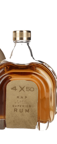 4X50 R.N.P. Finely Distilled Superior Rum 40,5% Vol. 0,7l in Giftbox