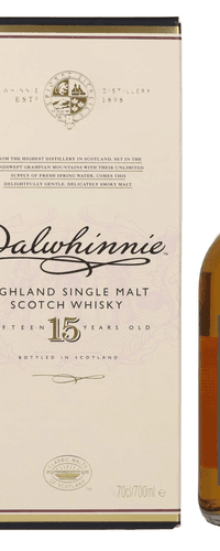 Dalwhinnie 15 Years Old Highland Single Malt Scotch Whisky 43% Vol. 0,7l in Giftbox