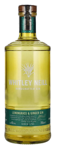 Whitley Neill LEMONGRASS AND GINGER GIN 43% Vol. 0,7l