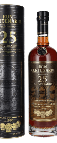 Ron Centenario GRAN RESERVA 25 Aniversario Rum 40% Vol. 0,7l in Giftbox