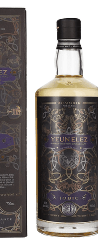 Armorik YEUN ELEZ Whisky Breton Single Malt JOBIC 46% Vol. 0,7l in Giftbox