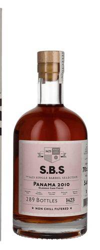 1423 S.B.S PANAMA Oloroso Cask Finish 2010 54% Vol. 0,7l in Giftbox