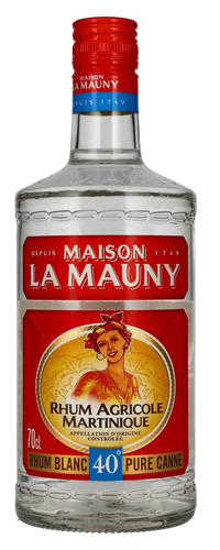 La Mauny Rhum Blanc Agricole 40% Vol. 0,7l