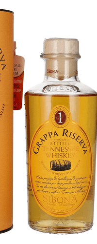 Sibona GRAPPA RISERVA Botti da TENNESSEE WHISKEY 44% Vol. 0,5l in Giftbox