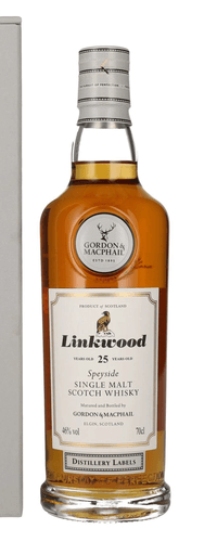 Gordon & MacPhail LINKWOOD 25 Years Old Distillery Labels 46% Vol. 0,7l in Giftbox