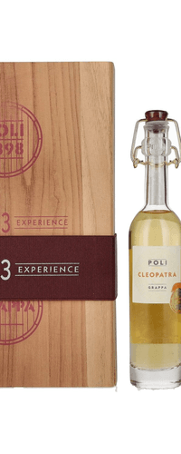 Poli Grappa Baby Pack ORO 40% Vol. 3x0,1l in wooden box